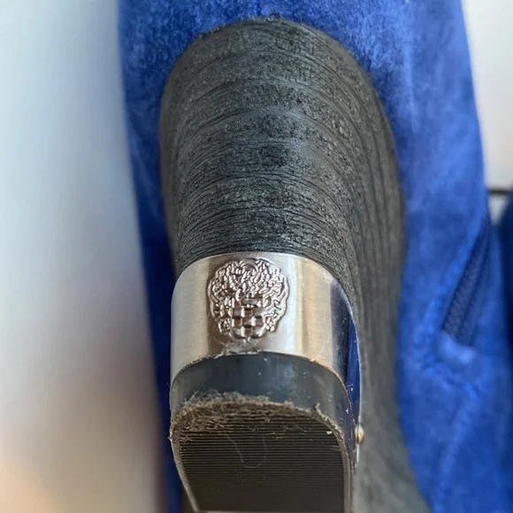 Vince Camuto  blue suede boots size 8 1/2 - Picture 7 of 10